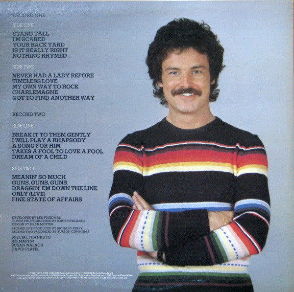 Burton Cummings : The Best Of Burton Cummings (2xLP, Comp)
