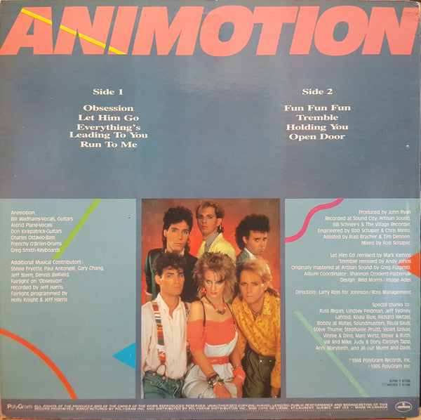 Animotion : The Language Of Attraction (LP, Album)