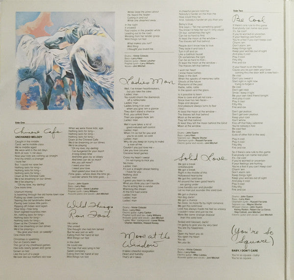 Joni Mitchell : Wild Things Run Fast (LP, Album, Gat)