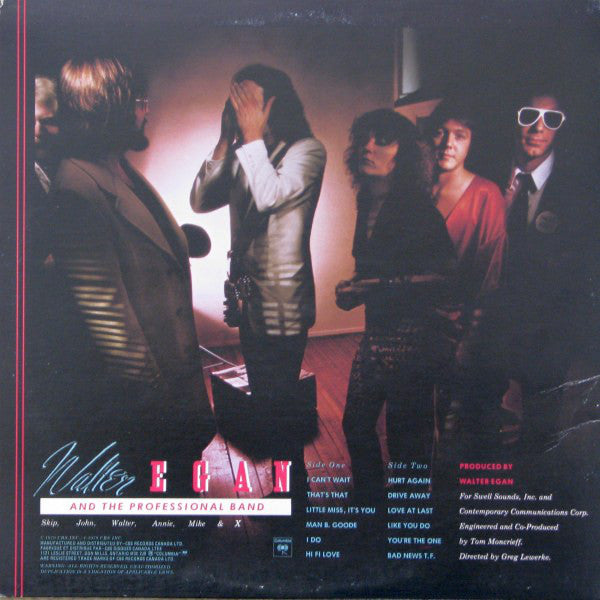 Walter Egan : Hi Fi (LP, Album)