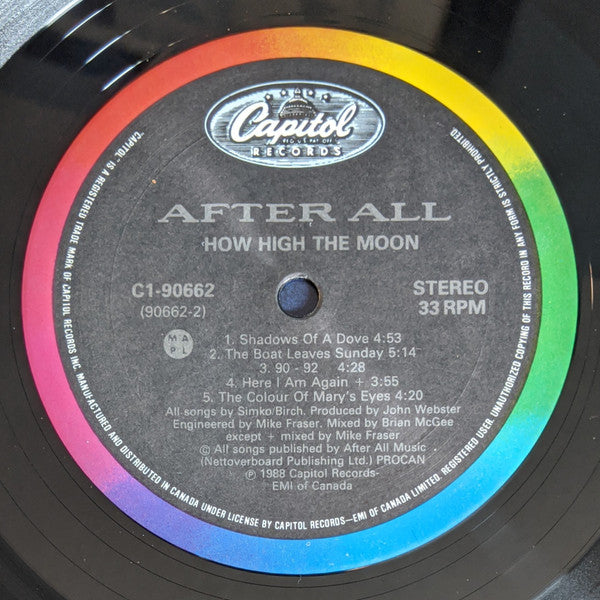 After All : How High The Moon (LP, Album)