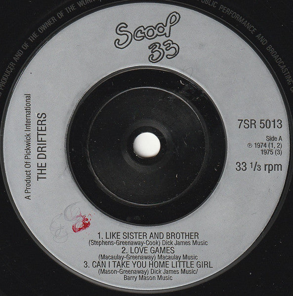 The Drifters : The Drifters (7", Album, Comp)