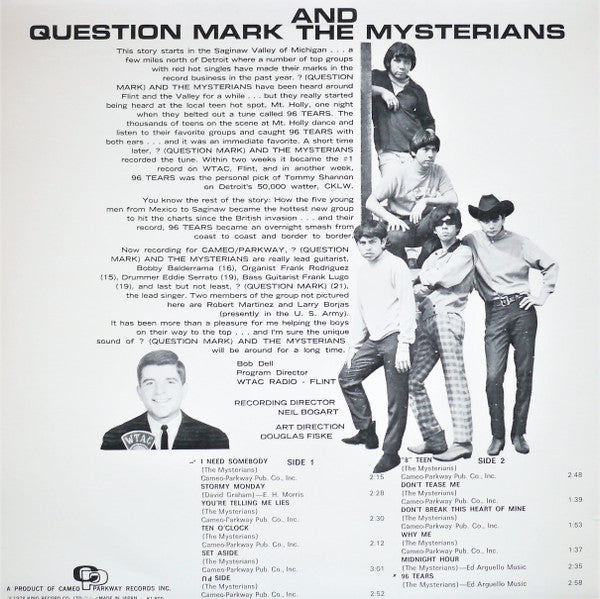 ? & The Mysterians : 96 Tears (LP, Album, RE)