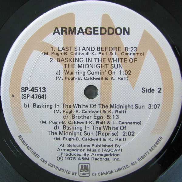 Armageddon (6) : Armageddon (LP, Album)
