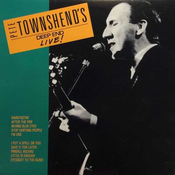 Pete Townshend 's Deep End (5) : Live! (LP, Album)