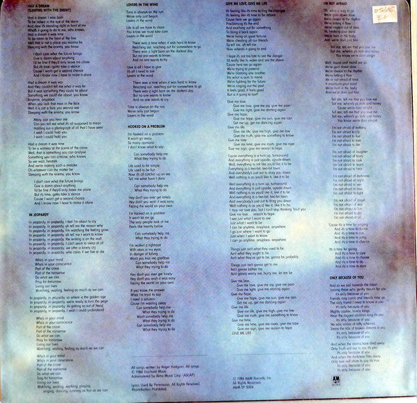 Roger Hodgson : In The Eye Of The Storm (LP, Album)