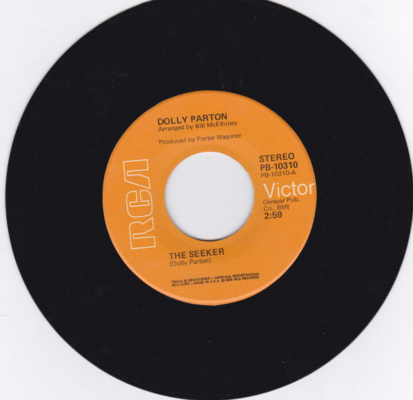Dolly Parton : The Seeker / Love With Feeling (7", Single)