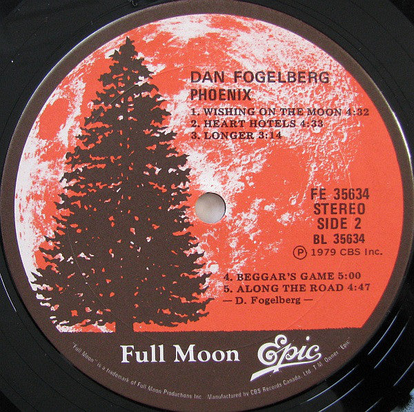 Dan Fogelberg : Phoenix (LP, Album, Gat)