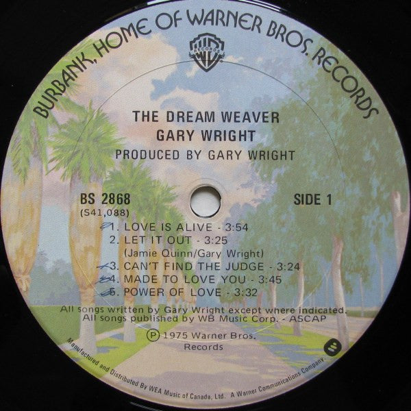Gary Wright : The Dream Weaver (LP, Album)