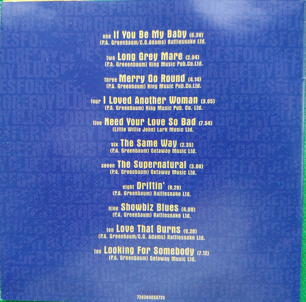 Gary Moore : Blues For Greeny (CD, Album)