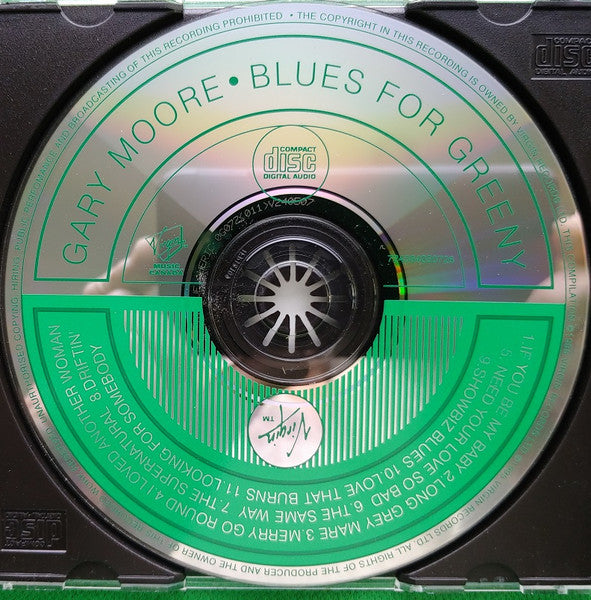 Gary Moore : Blues For Greeny (CD, Album)