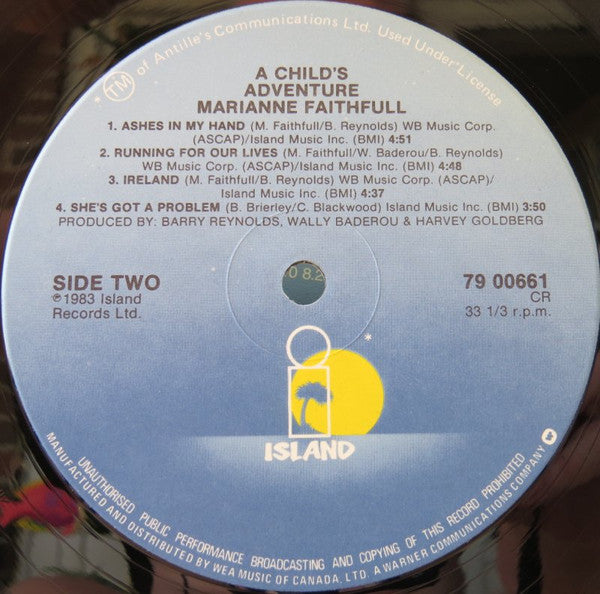 Marianne Faithfull : A Child's Adventure (LP, Album)