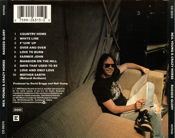 Neil Young + Crazy Horse : Ragged Glory (CD, Album)