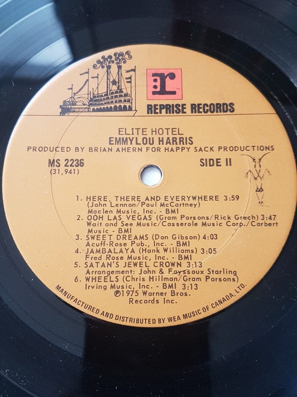 Emmylou Harris : Elite Hotel (LP, Album)