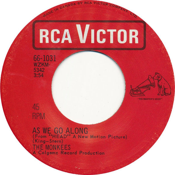 The Monkees : Porpoise Song / As We Go Along (7")