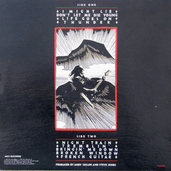 Andy Taylor : Thunder (LP, Album)