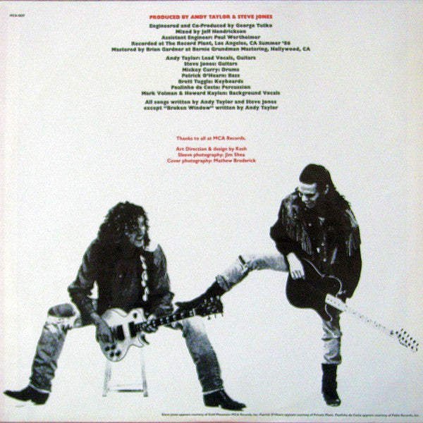 Andy Taylor : Thunder (LP, Album)