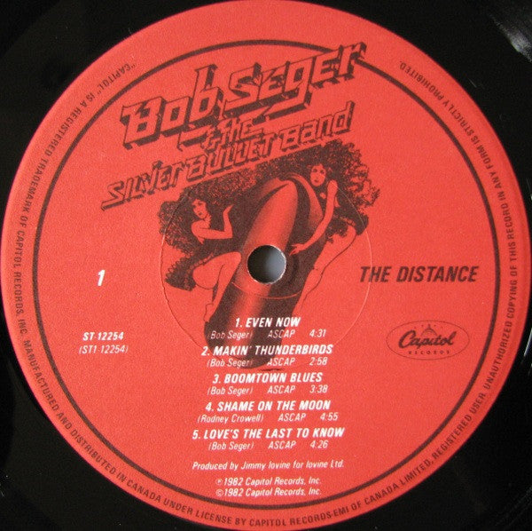 Bob Seger And The Silver Bullet Band : The Distance (LP, Album)