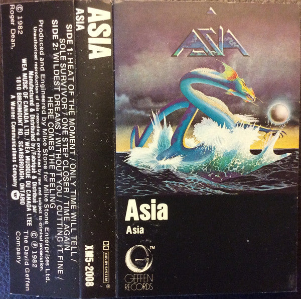 Asia (2) : Asia (Cass, Album, Dol)