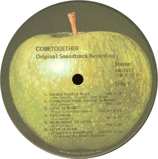 Various : Cometogether (Original Soundtrack Recording) (LP, Album, Win)