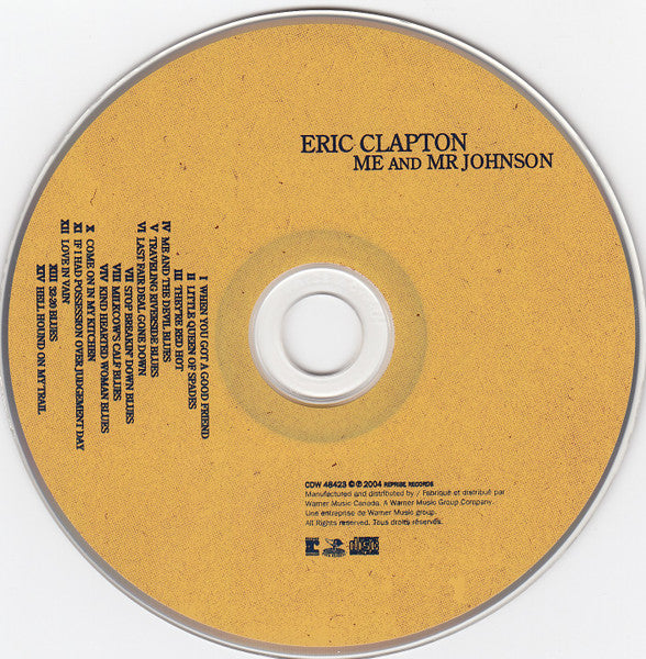 Eric Clapton : Me And Mr Johnson (CD, Album)