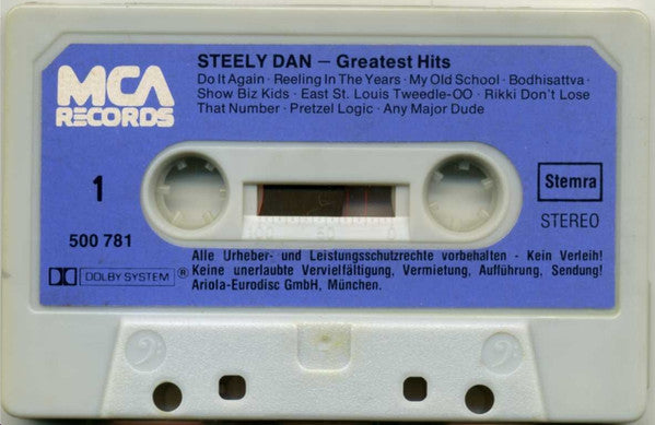 Steely Dan : Greatest Hits (Cass, Comp)
