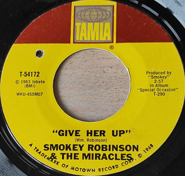 The Miracles : Special Occasion (7", Single)