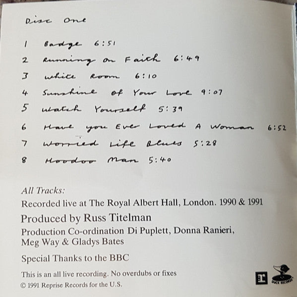 Eric Clapton : 24 Nights (2xCD, Album)