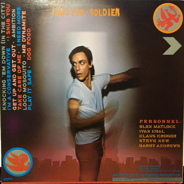 Iggy Pop : Soldier (LP, Album)