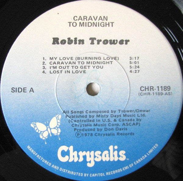 Robin Trower : Caravan To Midnight (LP, Album)