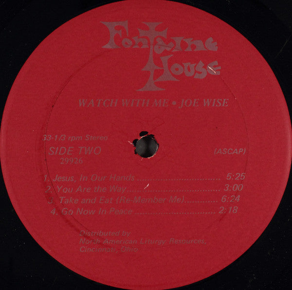 Joe Wise (3) : Watch With Me (LP, Album)