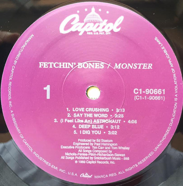 Fetchin Bones : Monster (LP, Album, Spe)
