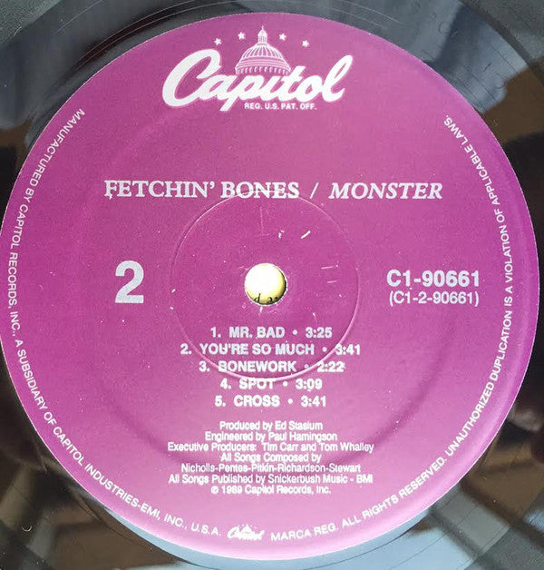Fetchin Bones : Monster (LP, Album, Spe)