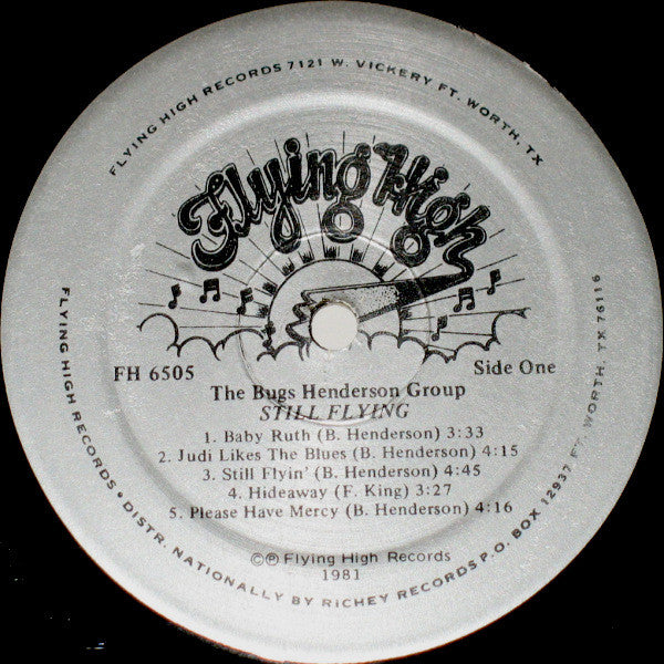 The Bugs Henderson Group : Still Flyin' (LP, Album)