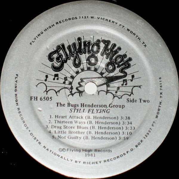 The Bugs Henderson Group : Still Flyin' (LP, Album)