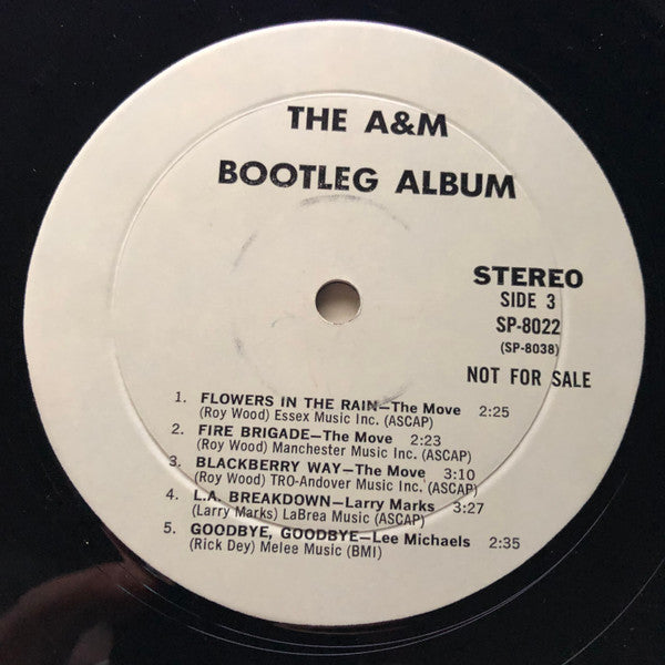 Various : The A&M Bootleg Album (2xLP, Comp, Promo)