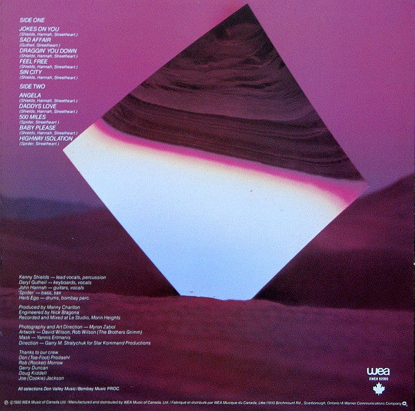 Streetheart : Quicksand Shoes (LP, Album)