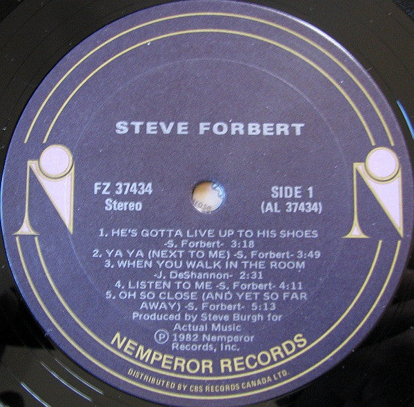 Steve Forbert : Steve Forbert (LP, Album)