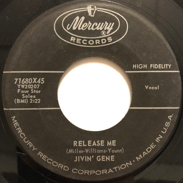 Jivin' Gene : Going Out With The Tide / Release Me (7")