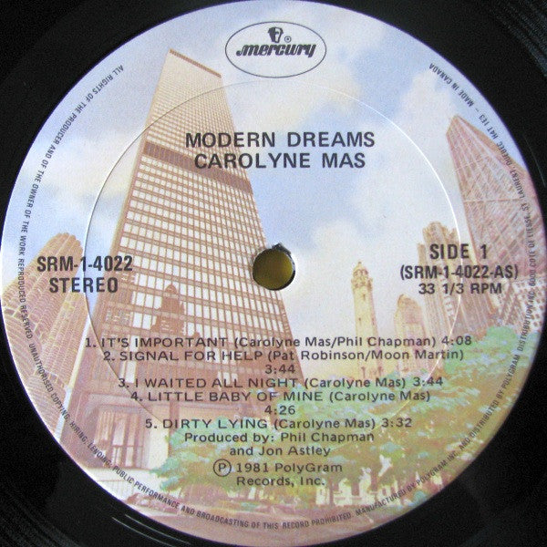Carolyne Mas : Modern Dreams (LP, Album)