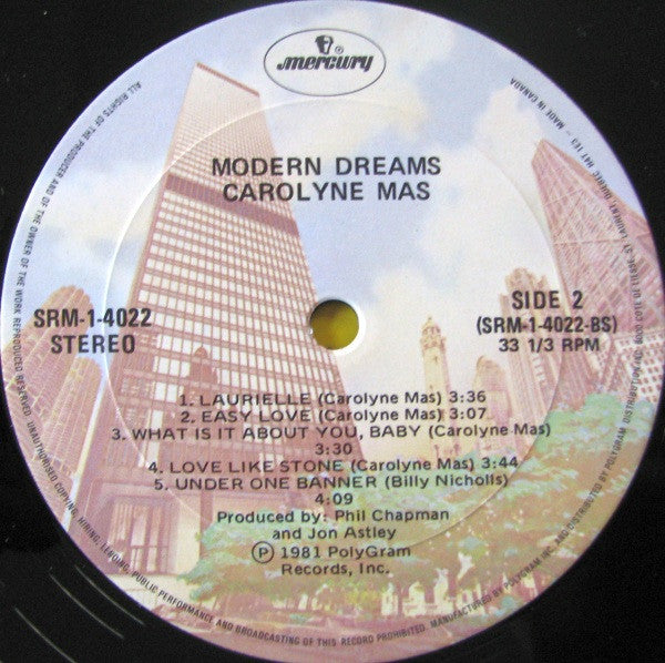 Carolyne Mas : Modern Dreams (LP, Album)