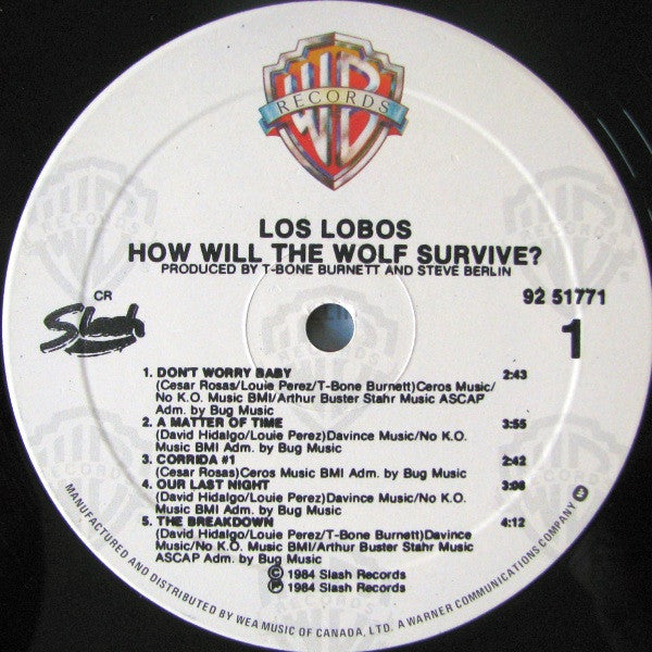 Los Lobos : How Will The Wolf Survive? (LP, Album)