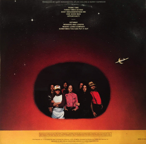 Rossington Collins Band : Anytime, Anyplace, Anywhere (LP, Album, Gat)