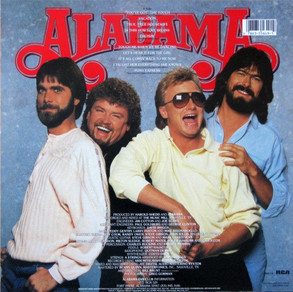 Alabama : The Touch (LP, Album)