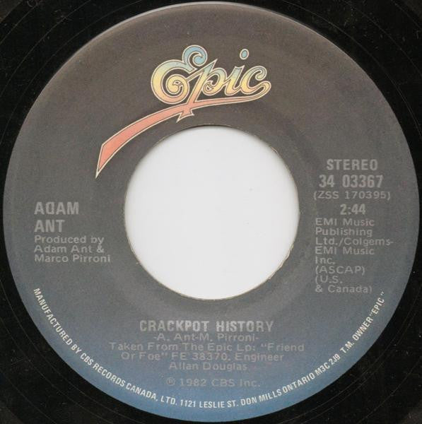 Adam Ant : Goody Two Shoes (7", Single)