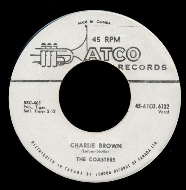 The Coasters : Charlie Brown (7")