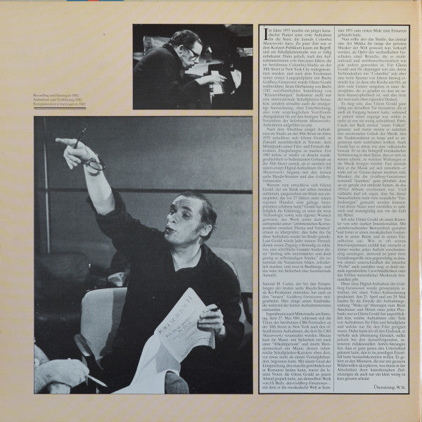 Johann Sebastian Bach - Glenn Gould : The Goldberg Variations (LP, Album, Gat)