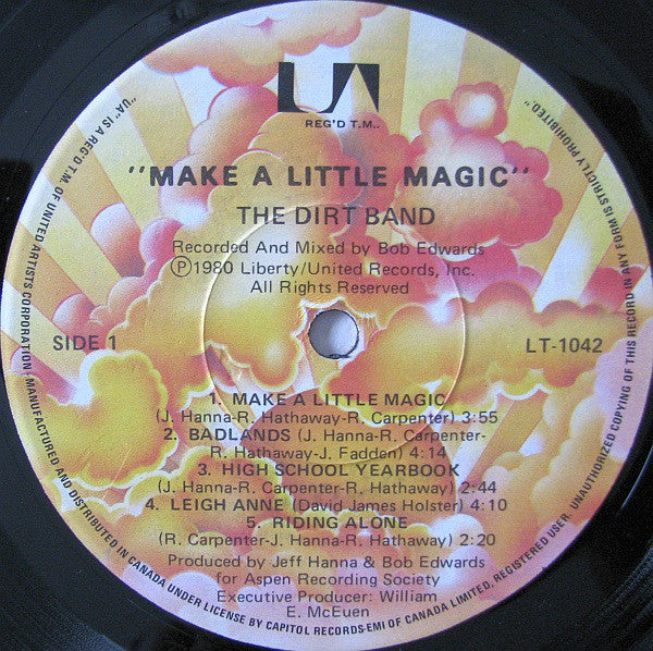 The Dirt Band : Make A Little Magic (LP, Album)
