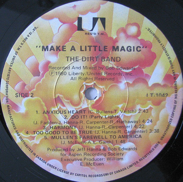The Dirt Band : Make A Little Magic (LP, Album)