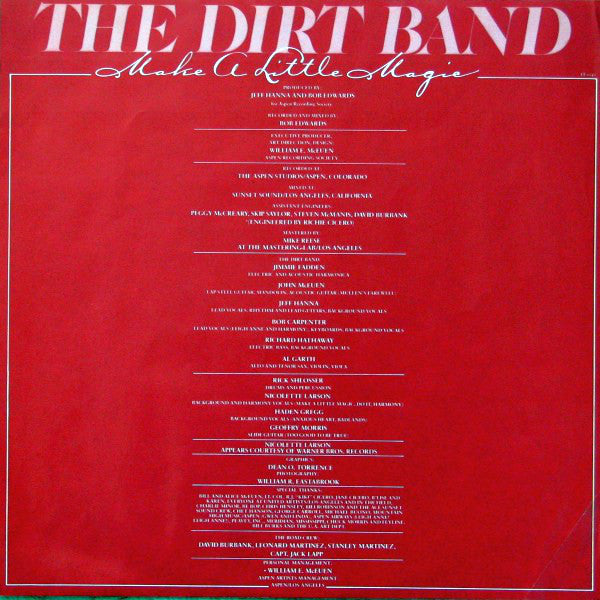 The Dirt Band : Make A Little Magic (LP, Album)